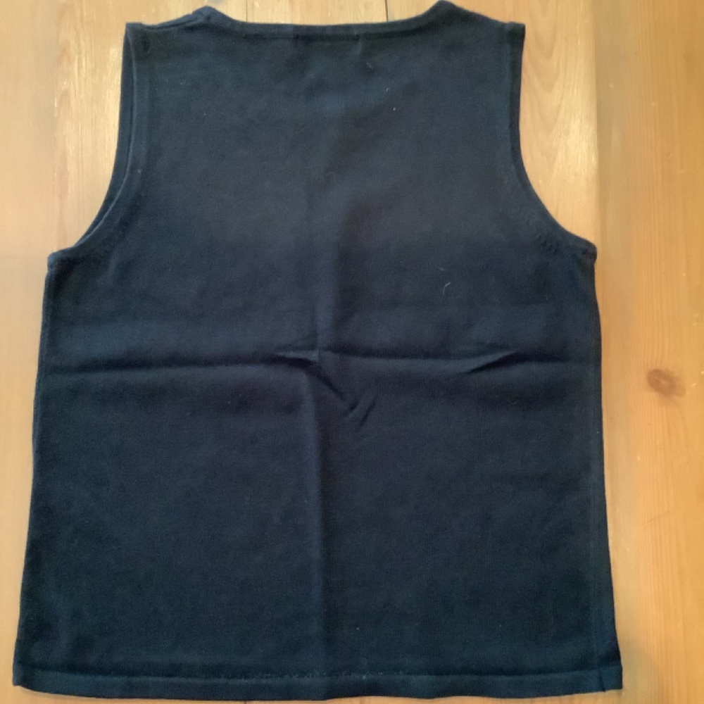 Nwot. Basic Necessities. Solid Black Crew Neck Sl… - image 5